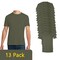 Gildan Men's Softstyle Short Sleeve Blank T-Shirt for DIY Printing & Craft Projects, Military Green